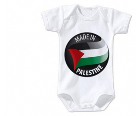 Body bébé Made in PALESTINE taille 3/6 mois manches Courtes