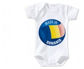 Body bébé Made in ROMANIA taille 3/6 mois manches Courtes