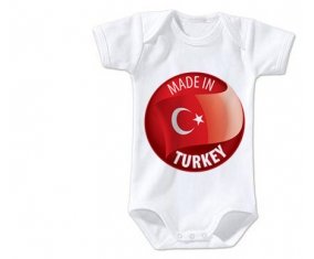 Body bébé Made in TURKEY taille 3/6 mois manches Courtes