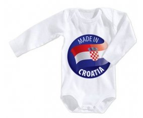 Body bébé Made in CROATIA taille 3/6 mois manches Longues