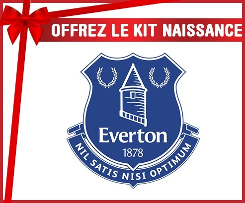 kit naissance bébé personnalisé Everton Football Club