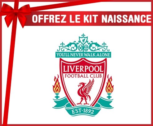 kit naissance bébé personnalisé Liverpool Football Club