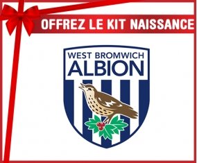 kit naissance bébé personnalisé West Bromwich Albion Football Club