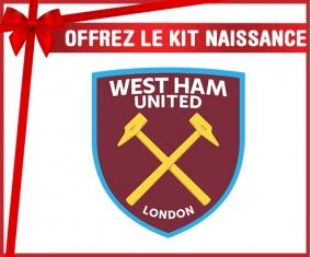 kit naissance bébé personnalisé West Ham United Football Club