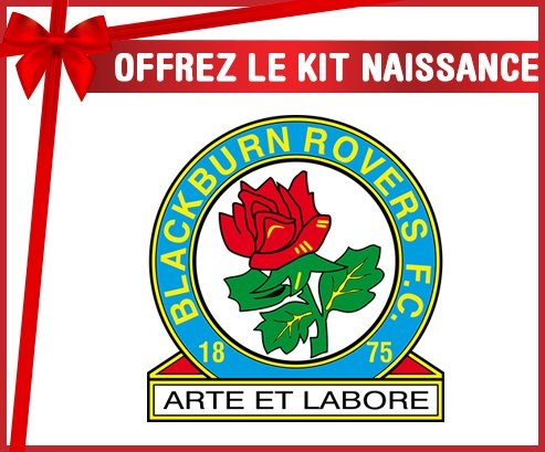 kit naissance bébé personnalisé Blackburn Rovers Football Club