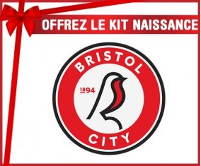 kit naissance bébé personnalisé Bristol City Football Club
