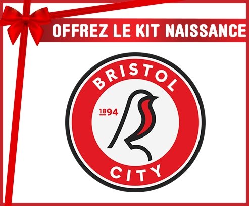 kit naissance bébé personnalisé Bristol City Football Club