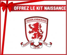 kit naissance bébé personnalisé Middlesbrough Football Club