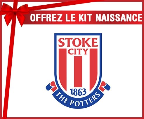 kit naissance bébé personnalisé Stoke City Football Club