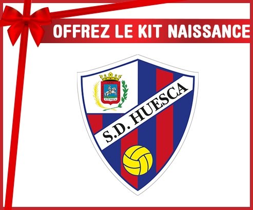 kit naissance bébé personnalisé Sociedad Deportiva Huesca