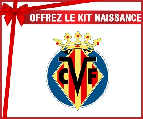 kit naissance bébé personnalisé Villarreal Club de Fútbol