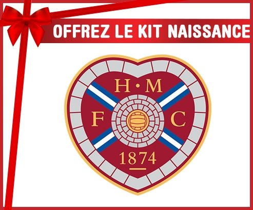 kit naissance bébé personnalisé Heart of Midlothian Football Club