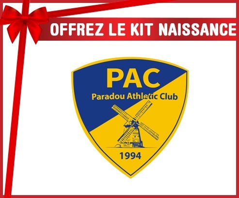 kit naissance bébé personnalisé Paradou Athletic Club