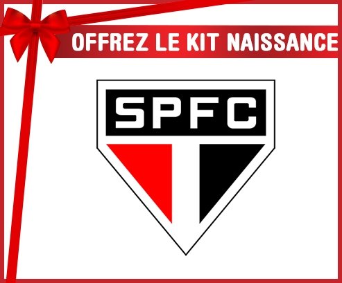 kit naissance bébé personnalisé São Paulo Futebol Clube