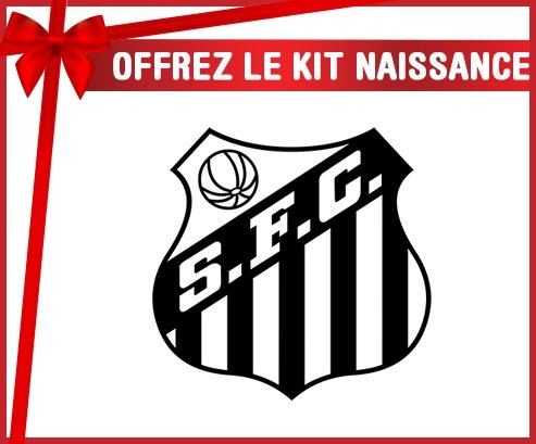 kit naissance bébé personnalisé Santos Futebol Clube