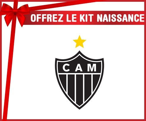 kit naissance bébé personnalisé Clube Atlético Mineiro