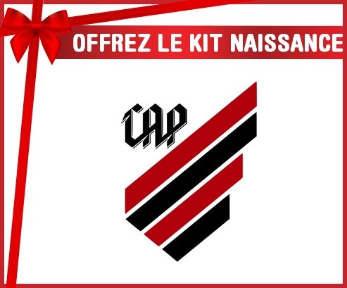 kit naissance bébé personnalisé Club Athletico Paranaense