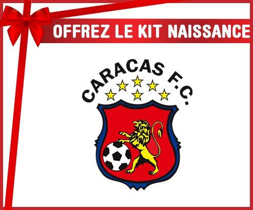 kit naissance bébé personnalisé Caracas Futbol Club Venezuela