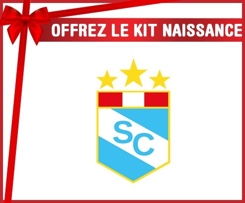kit naissance bébé personnalisé Club Sporting Cristal Péru