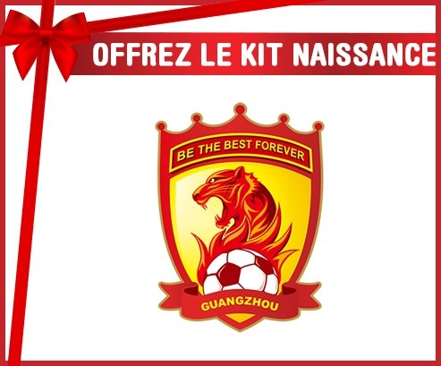 kit naissance bébé personnalisé Guangzhou Evergrande Taobao Football Club China