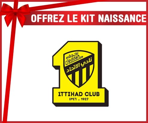 kit naissance bébé personnalisé Ittihad FC Saudi Arabia