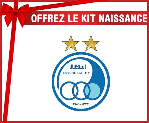kit naissance bébé personnalisé Esteghlal Téhéran Football Club Iran
