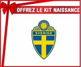 kit naissance bébé personnalisé Sweden national football team