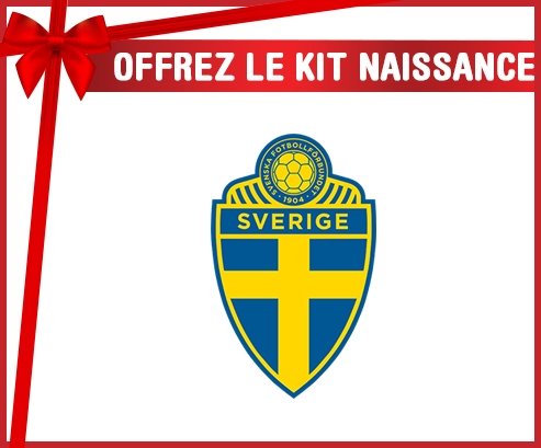 kit naissance bébé personnalisé Sweden national football team