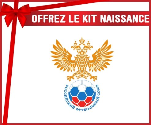 kit naissance bébé personnalisé Russia national football team