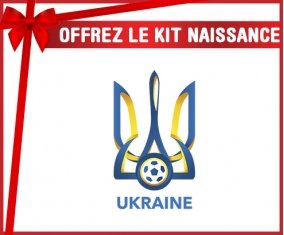 kit naissance bébé personnalisé Ukraine national football team