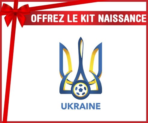 kit naissance bébé personnalisé Ukraine national football team