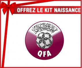 kit naissance bébé personnalisé Qatar national football team