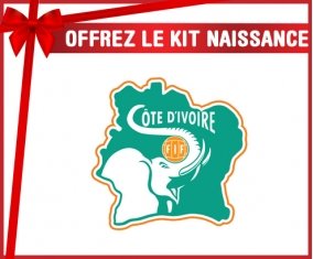 kit naissance bébé personnalisé Ivory Coast national football team