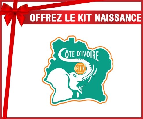 kit naissance bébé personnalisé Ivory Coast national football team