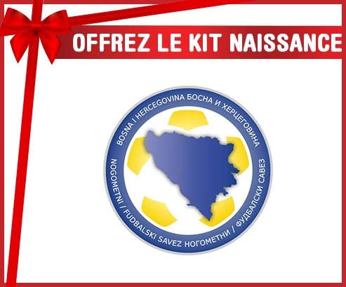 kit naissance bébé personnalisé Bosnia Herzegovina national football team