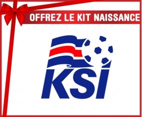 kit naissance bébé personnalisé Iceland national football team