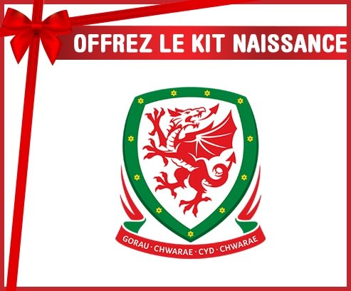 kit naissance bébé personnalisé Wales national football team