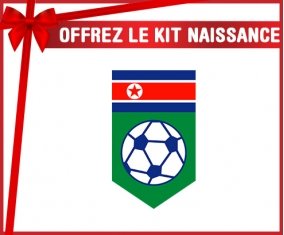 kit naissance bébé personnalisé North Korea national football team