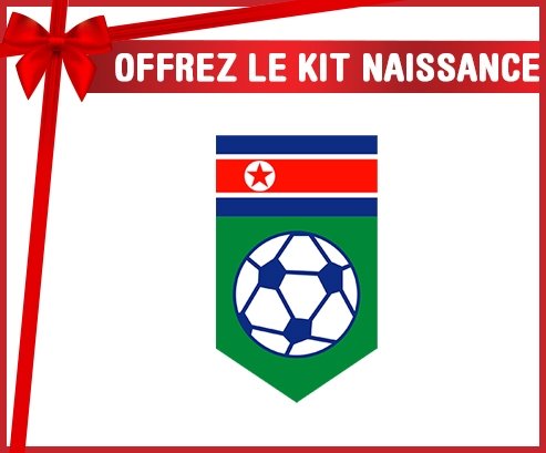 kit naissance bébé personnalisé North Korea national football team