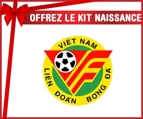 kit naissance bébé personnalisé Vietnam national football team