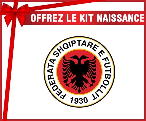 kit naissance bébé personnalisé Albania national football team