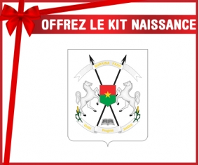 kit naissance bébé personnalisé Burkina Faso national football team