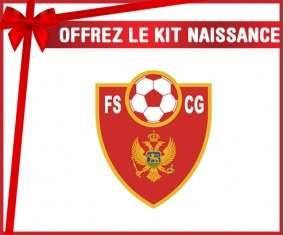 kit naissance bébé personnalisé Montenegro national football team