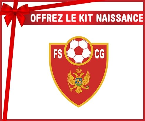 kit naissance bébé personnalisé Montenegro national football team
