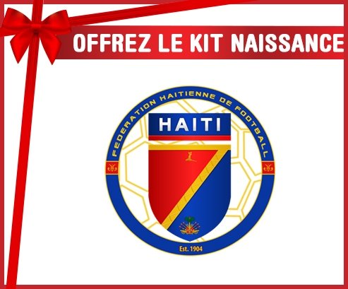 kit naissance bébé personnalisé Haiti national football team