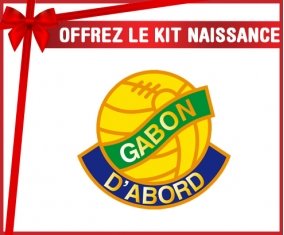 kit naissance bébé personnalisé Gabon national football team