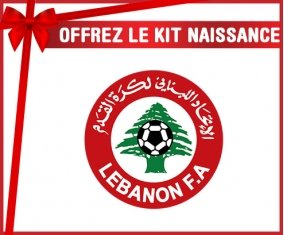 kit naissance bébé personnalisé Lebanon national football team