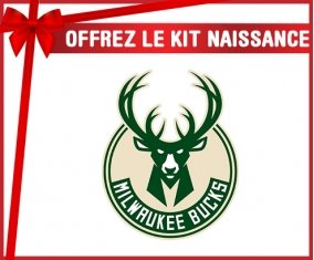 kit naissance bébé personnalisé Milwaukee Bucks