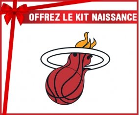 kit naissance bébé personnalisé Miami Heat