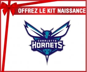 kit naissance bébé personnalisé Charlotte Hornets